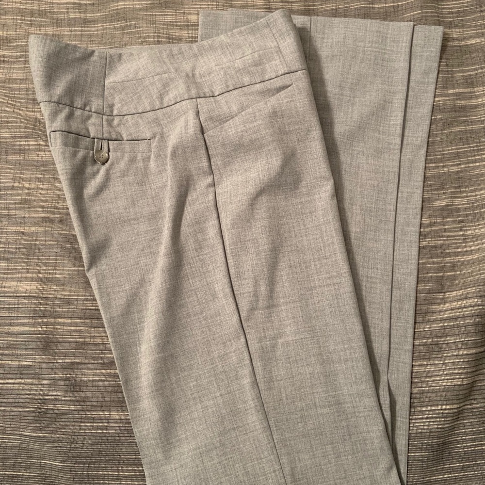 Tall light grey suit pants